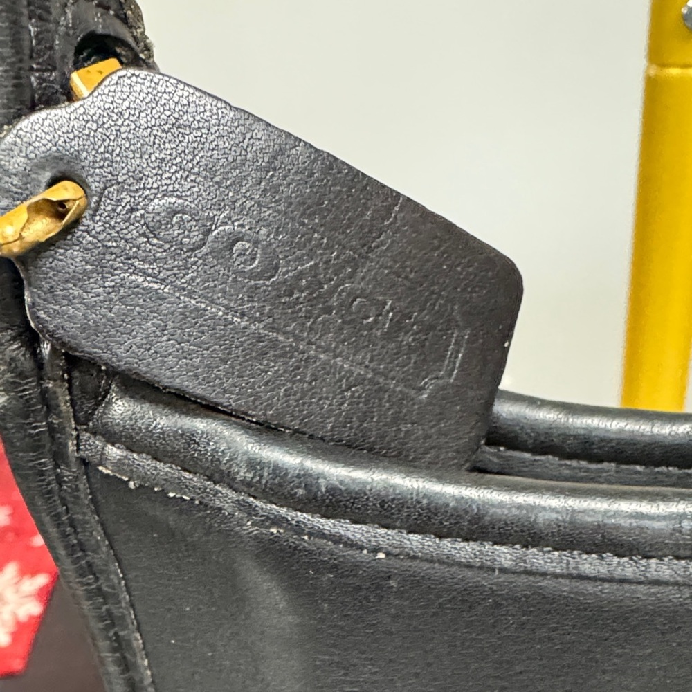 Coach vintage Y2K Janice Legacy Black Leather Bag with Gold Hardware - Picture 2 of 15